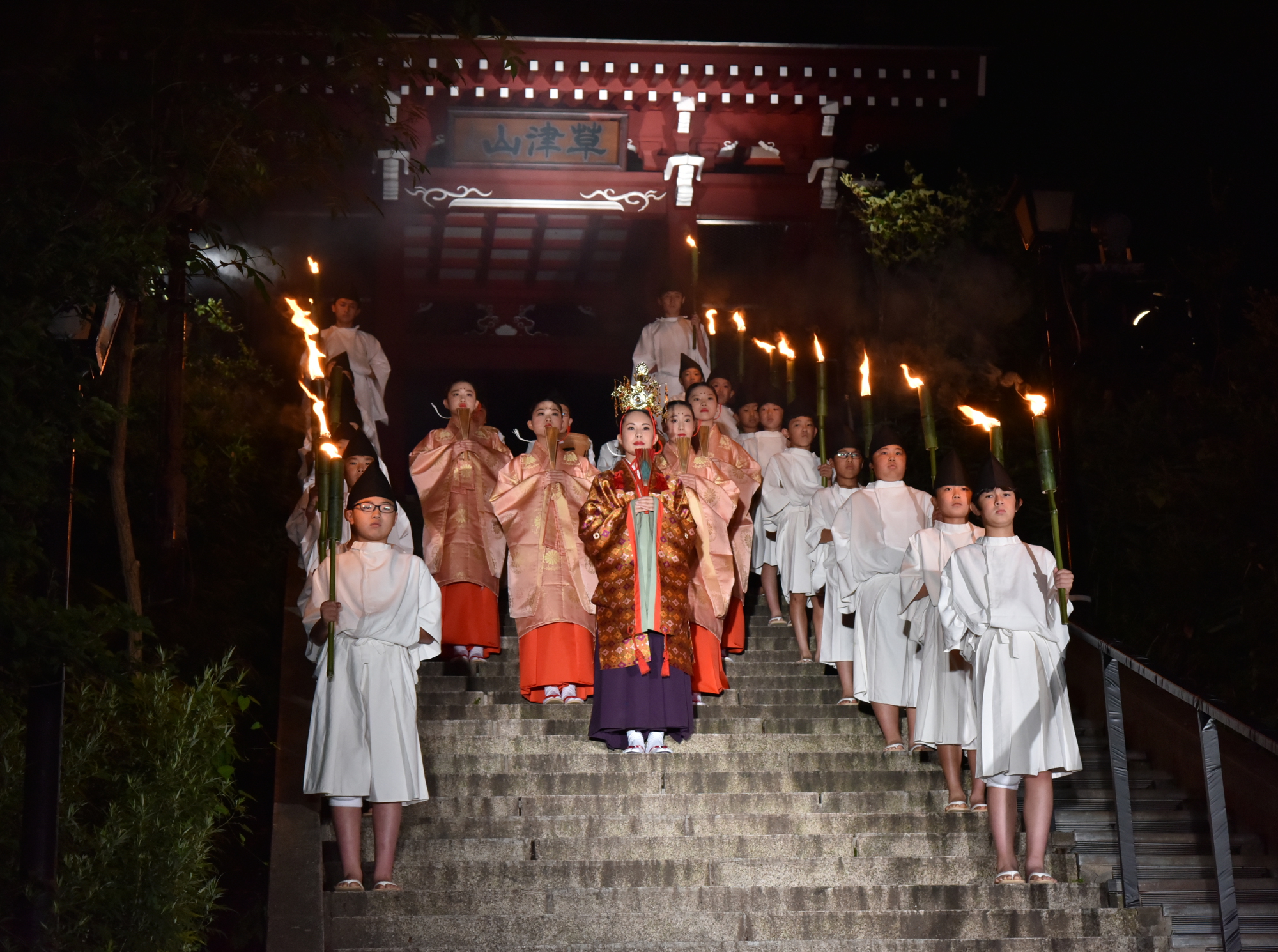草津温泉の夏祭り 群馬県草津温泉 奈良屋
